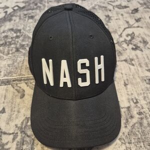 Nash Black Perforated Cap with White Logo